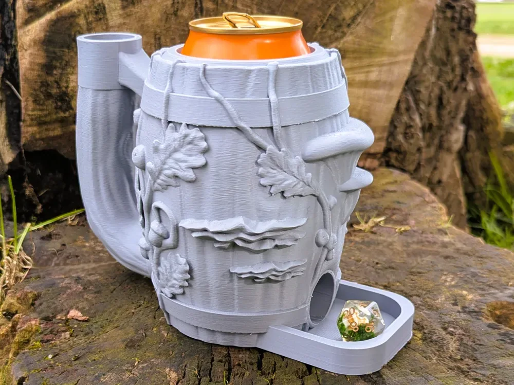 Barrel mug dice tower
